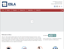 Tablet Screenshot of eslacademy.com